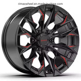 17 18 20 Inch 5X114.3 6X114.3 5X127 6X139.7 5X139.7 for Truck SUV Pickup Customized Color and Logo off-Road 4X4 Car Alloy Rims Wheels