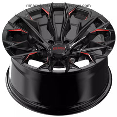 17 18 20 Inch 5X114.3 6X114.3 5X127 6X139.7 5X139.7 for Truck SUV Pickup Customized Color and Logo off-Road 4X4 Car Alloy Rims Wheels