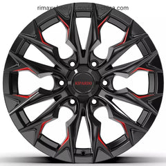 17 18 20 Inch 5X114.3 6X114.3 5X127 6X139.7 5X139.7 for Truck SUV Pickup Customized Color and Logo off-Road 4X4 Car Alloy Rims Wheels