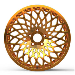 Gold Yellow Color SUV Wheel 17 18 Inch 5 Holes 6X139.7 Wheel Car Rims for Toyota