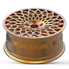 Gold Yellow Color SUV Wheel 17 18 Inch 5 Holes 6X139.7 Wheel Car Rims for Toyota