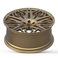 Gold Yellow Color SUV Wheel 17 18 Inch 5 Holes 6X139.7 Wheel Car Rims for Toyota