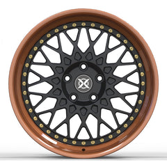 2 Piece Forged Polished 5X120 5X112 5X114.3 18 19 20 21 22 Inch Wheel Racing Car Wheel