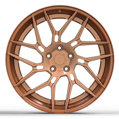 2 Piece Forged Polished 5X120 5X112 5X114.3 18 19 20 21 22 Inch Wheel Racing Car Wheel